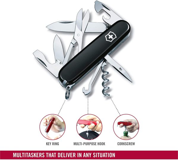 Dụng Cụ Đa Năng Victorinox Climber Nero 1.3703.3B1 - Black