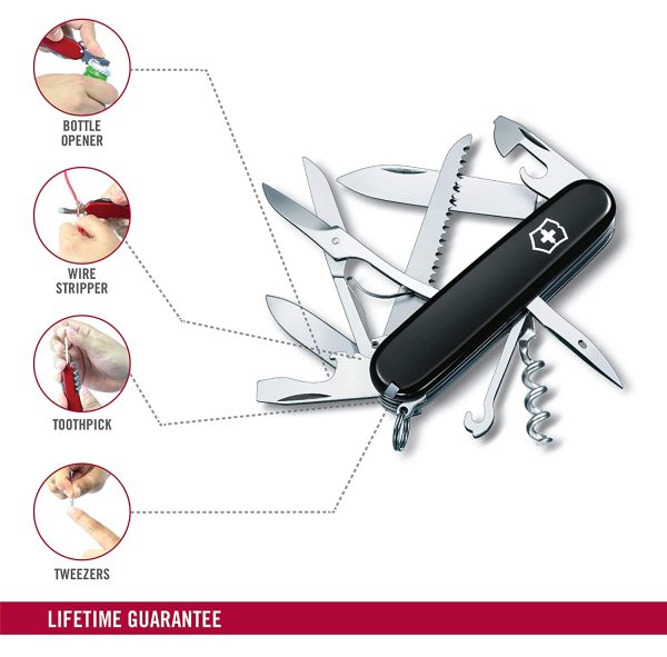 Dụng Cụ Đa Năng Victorinox Huntsman G/Nere. 1.3713.3 - Black