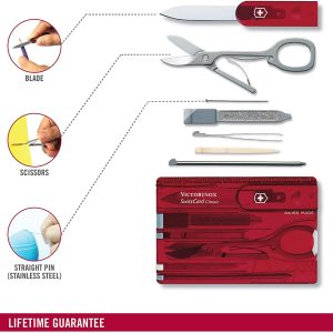 Dụng Cụ Đa Năng Victorinox Swisscard Ruby 0.7100.T