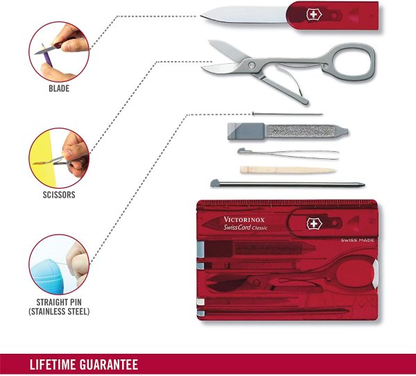 Dụng Cụ Đa Năng Victorinox Swisscard Ruby 0.7100.T