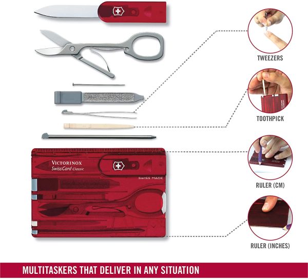 Dụng Cụ Đa Năng Victorinox Swisscard Ruby 0.7100.T