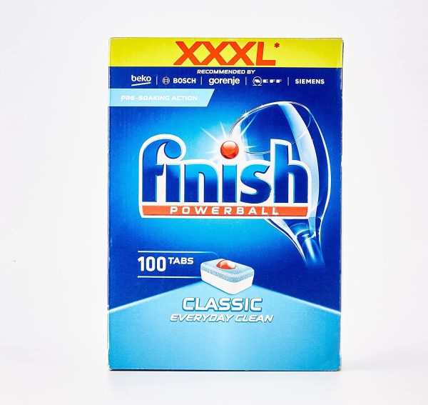 Viên Rửa Bát Finish Powerball Classic Hộp 100 Viên