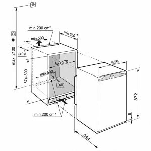 Tủ Lạnh Liebherr IK1620 Door-on-Door