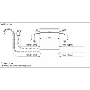 Máy Rửa Chén Bát Bosch SMI68MS02E Series 6 Âm Tủ