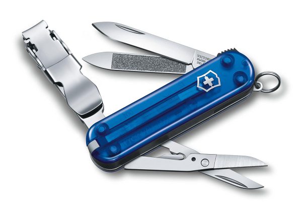 Dụng Cụ Đa Năng Victorinox Nail Clip 580 Blu Transp 0.6463.T2