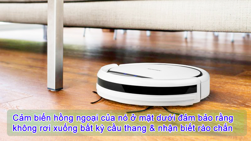 Robot Hút Bụi Medion MD18500 Màu Trắng