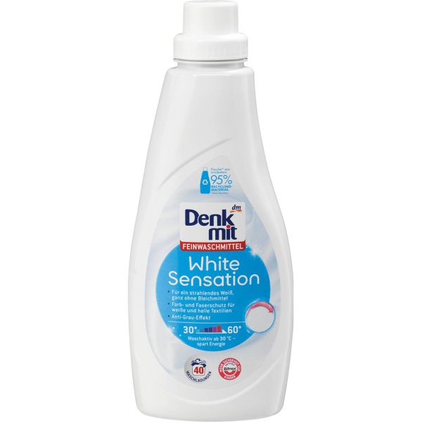 Nước Giặt Tẩy Trắng Denkmit White Sensation 1L