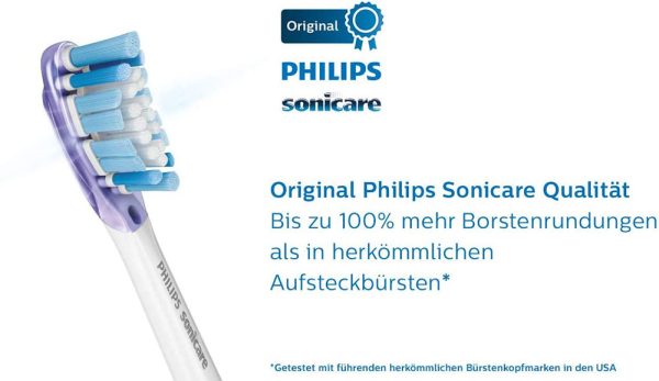 Bộ 4 Đầu Bàn Chải Điện Philips HX9054/17 Sonicare Premium Gum Care - Màu Trắng