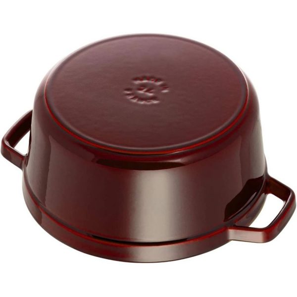 Nồi Gang Staub Round Cocotte Grenadine 40509-357-0 / 24cm - 3,8L