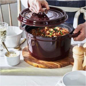 Nồi Gang Staub Round Cocotte Grenadine 40509-357-0 / 24cm - 3,8L