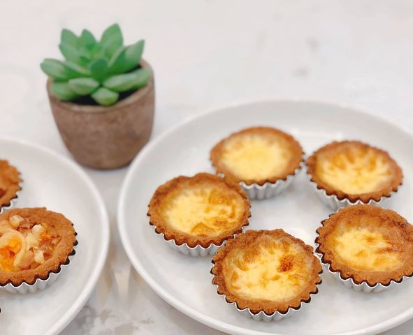 Cách làm bánh tart trứng dành cho người ăn kiêng