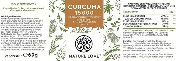 Viên Nang Nghệ Nature Love Curcuma 15000-5