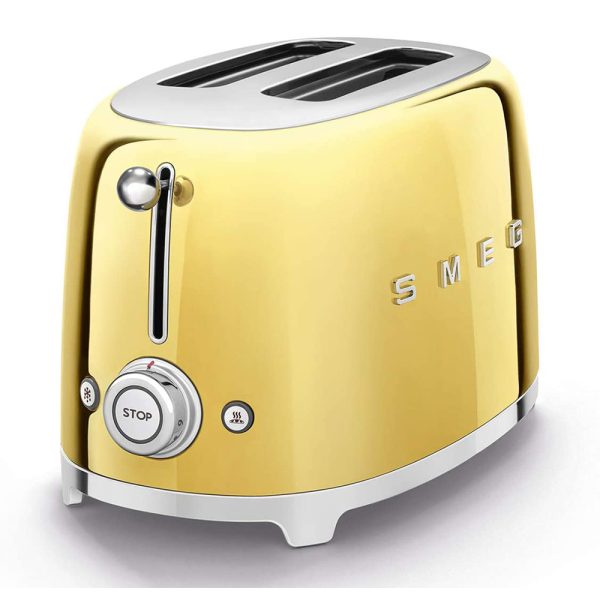 Máy Nướng Bánh Mì Smeg TSF01GOEU Gold Glossy