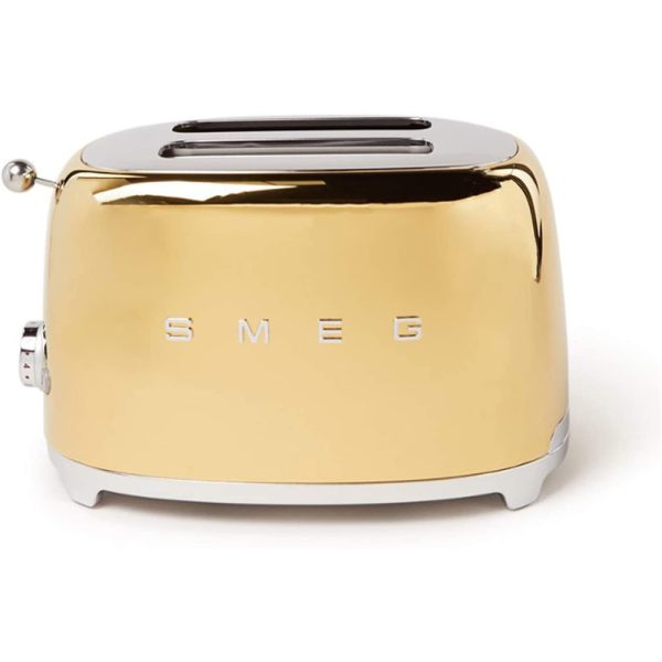 Máy Nướng Bánh Mì Smeg TSF01GOEU Gold Glossy