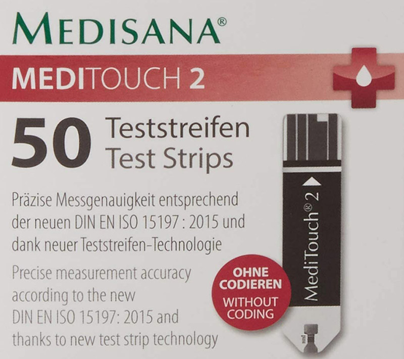 Que Thử Đường Huyết Medisana 79038 MediTouch 2 - Hộp 50 Que Test