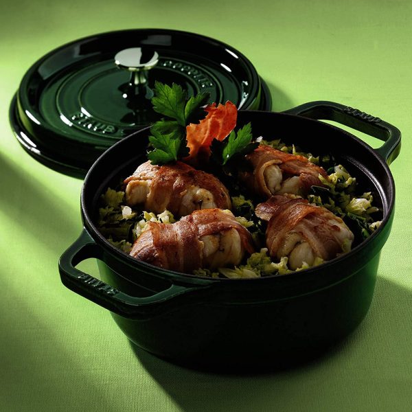 Nồi Gang Staub La Cocotte Green 40509-354-0 Size 22cm - 2,6L