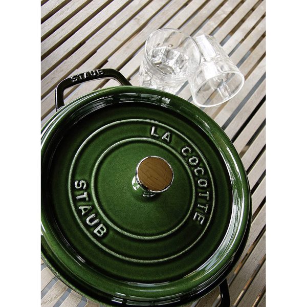 Nồi Gang Staub La Cocotte Green 40509-354-0 Size 22cm - 2,6L