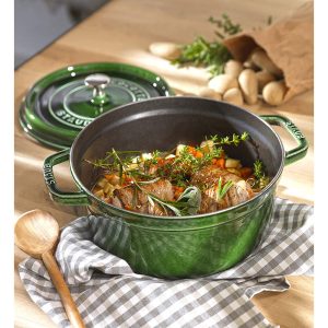 Nồi Gang Staub La Cocotte Green 40509-354-0 Size 22cm - 2,6L