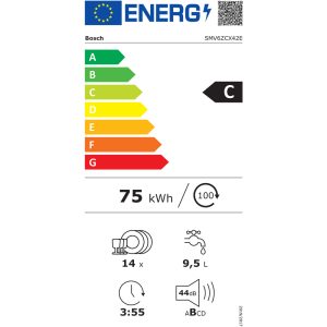 Máy Rửa Bát Bosch SMV6ZCX42E Serie 6