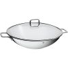 Chao Sau Long Wmf Wok Mit Glasdeckel 07.3947.6380 Size 28cm