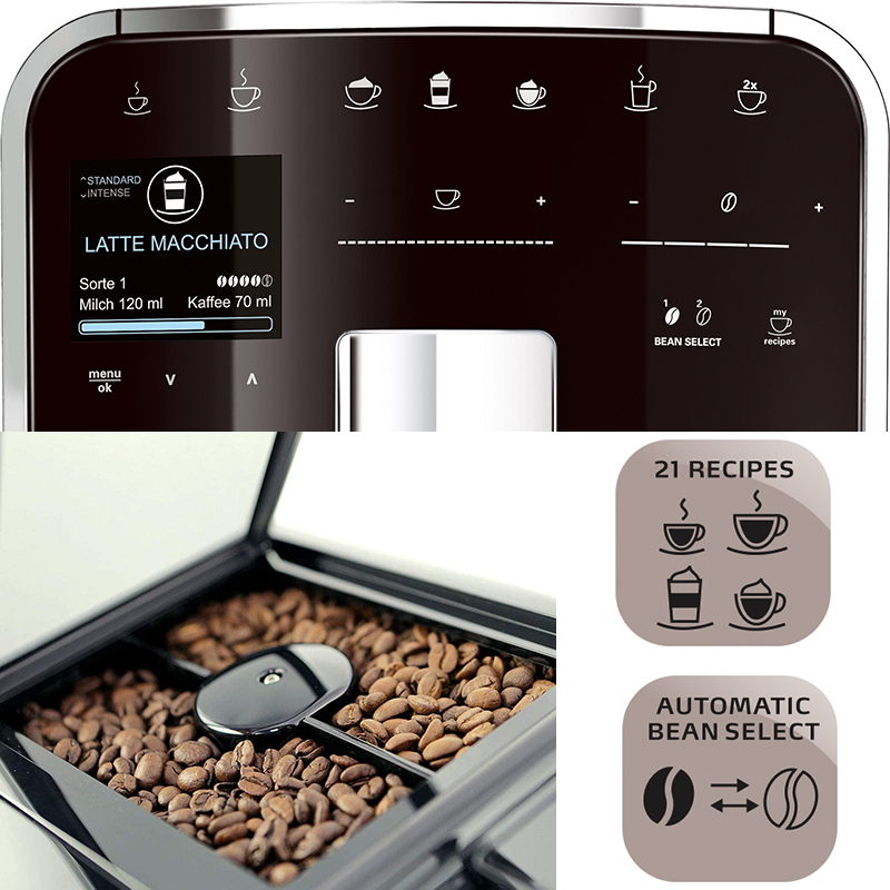 Máy pha cà phê Melitta Barista TS Smart-Black