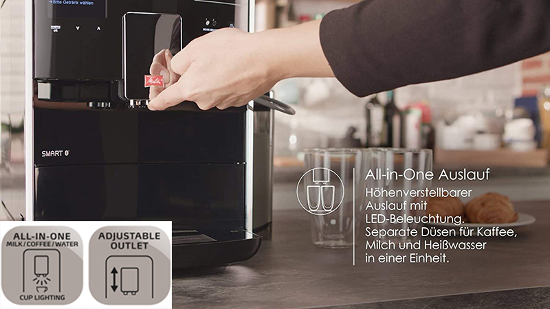 Máy pha cà phê Melitta Barista TS Smart-Silver