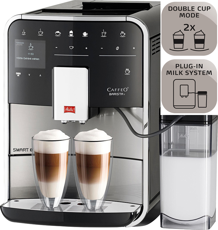 Máy Pha Cà Phê Tự Động Melitta Barista T Smart-Stainless Steel