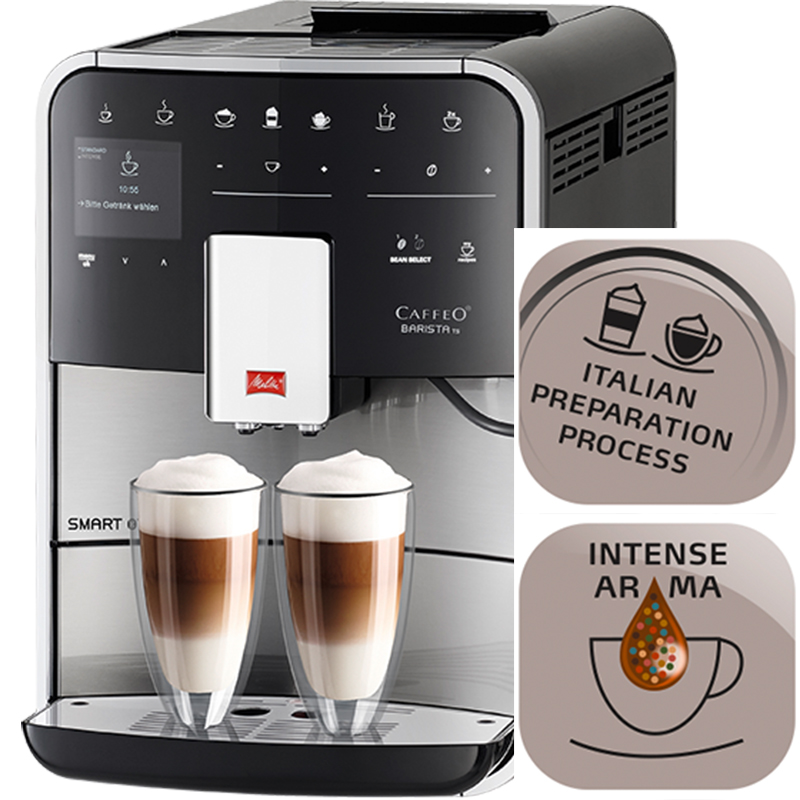 Máy Pha Cà Phê Tự Động Melitta Barista TS Smart-Stainless Steel