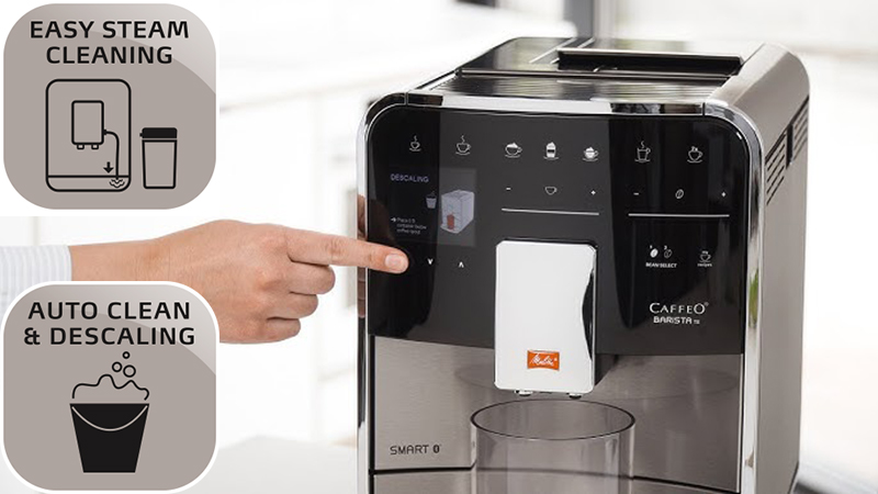 Máy Pha Cà Phê Tự Động Melitta Barista TS Smart-Stainless Steel