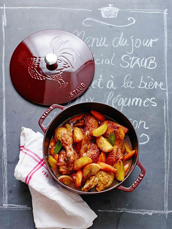 Nồi Gang Staub Cootte Francais 40501-015-0 24cm Grenadine