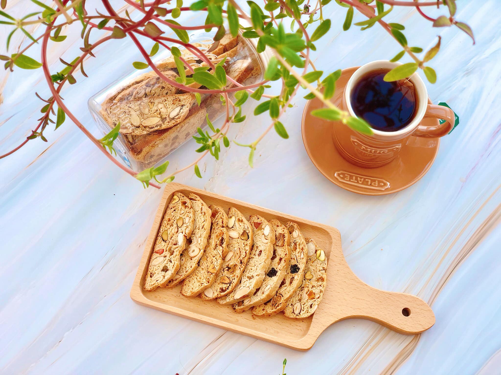 Công thức làm bánh biscotti nguyên cám