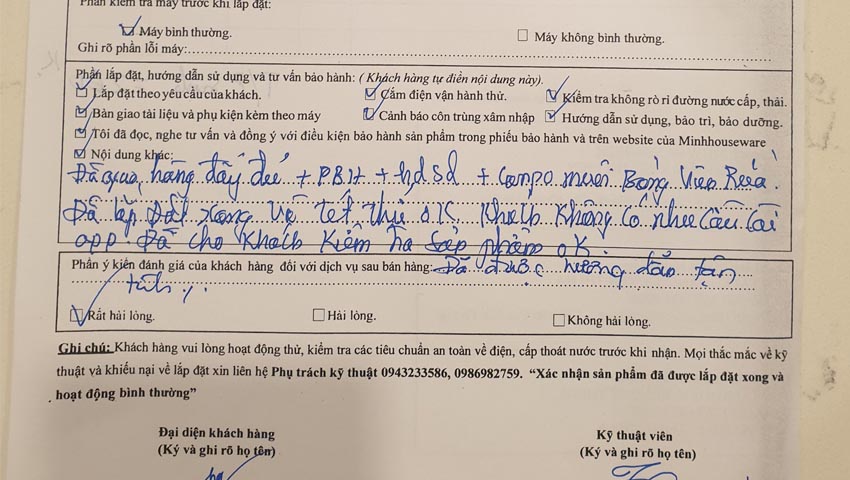 Lắp Đặt Máy Rửa Bát Bosch tại Quận Hoàng Mai